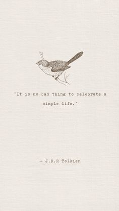 a bird sitting on top of a piece of paper with a quote written in it