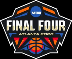 the final four logo for the atlanta basketball team, which is featured in this image