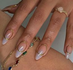 Edgy Nails, Classy Acrylic Nails, Cute Gel Nails, Manicure Ideas, Ideas Nails, Press Ons, Girls Nails, Minimalist Nails, Fire Nails