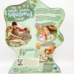 an advertisement for the sneaky snacky squirrel game