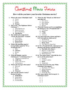 christmas music trivia with the words, how do you know your favorite christmas movies?