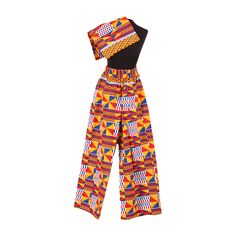 Add some African style to your closet with these Ankara Print Palazzo Pants. Available in ten styles, these colorful pants are easy to mix and match with your current wardrobe. These wide-leg pants are loose-fitting and comfortable, making it easy to wear all day long. There is a tie-strap around the waist. The hem reaches the ankle. It even comes with a matching head wrap for easy accessorizing. Just pair with a great top and you’re ready to go with a complete outfit! These pants can be worn ca Colorful Pants, Womens Palazzo Pants, African Print Skirt, Dresses African, Printed Palazzo Pants, African Head Wraps, Ankara Print, Natural Body Care, Body Oils