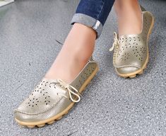 Anahita Flat – Ultra Seller Shoes Casual Gold Slip-on Flats, Casual Lace-up Loafers For Spring, Casual Gold Loafers With Flat Heel, Casual Gold Round Toe Loafers, Casual Gold Loafers For Spring, Trendy Lace-up Spring Loafers, Gold Round Toe Loafers For Spring, Gold Loafers With Round Toe For Spring, Casual Gold Loafers For Fall