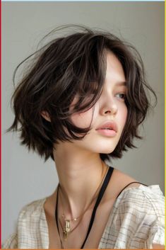 20 Effortless Updo Ideas for Short Hair Short Hair Not Styled, Cute Short Hair Cuts For Women, Women’s Short Hair Styles, French Bob No Fringe, French Bob Asian Hair, Hair Styles For Short Hair Women, Short Hair Woman Aesthetic, Haircut Short Hair Women, Women S Haircut Short