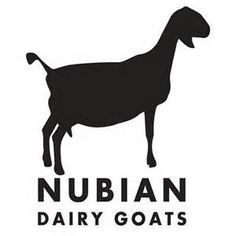 the logo for nubian dairy goats