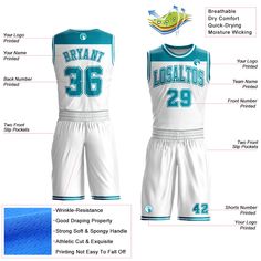 Represent your distinct look with this custom basketball jersey from our web. It boasts environmentally friendly sublimation digital printing technology and classic trims along with moisture-wicking technology for added comfort. Features: 1. Material: 100% Recycled Polyester 2. Jersey with sublimation printed name and numbers 3. Fit: Jerseys have an athletic cut. For a looser fit, we recommend ordering one size larger than you normally wear 4. Moisture-wicking fabric has spongy handle, good drap Breathable Sleeveless Jersey Sublimation Design, Sleeveless Jersey With Sublimation Print, Breathable Jersey Basketball Sublimation Design, Sporty Sleeveless Sublimation Design Top, White Sleeveless Sublimation Design For Team Events, White Jersey Sublimation Design For Basketball, White Breathable Sublimation Design For Sports Season, White Sleeveless Moisture-wicking Jersey, White Cotton Jersey With Sublimation Print