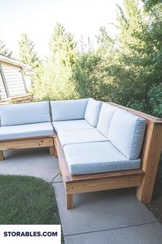 Discover the joy of building your own outdoor sectional couch with our detailed instructions on storables.com. Have you ever customized your outdoor furniture? We'd love to hear your experience! #DIYOutdoor #SectionalCouch #OutdoorProjects #DIYFurniture #storables Outdoor Sectional Diy, Deck Sectional, Diy Outdoor Sectional, Outdoor Sectional Couch, Treehouse Ideas, Diy Bench Seat, Outdoor Bench Seating