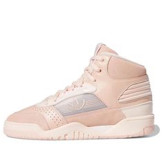 (WMNS) Adidas originals Carerra Pink FV5025 (SNKR/Retro/Skate/Women's/High Top) High Top, Adidas Originals, High Tops, Adidas, The Originals, Sneakers, Pink