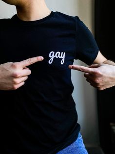 Simple and gay embroidered t-shirt. • 100% combed and ring-spun cotton (heather colors contain polyester) • Fabric weight: 4.2 oz (142 g/m2) • Pre-shrunk fabric • Shoulder-to-shoulder taping • Side-seamed Size guide XS S M L XL 2XL 3XL 4XL Length (inches) 27 28 29 30 31 32 33 34 Width (inches) 16 ½ 18 20 22 24 26 28 30 Pride Cotton Crew Neck T-shirt, Cotton Crew Neck T-shirt For Pride, Embroidered Crop Tops, Donate To Charity, Embroidered Hoodie, Embroidered Tshirt, Embroidered Sweatshirts, Gay Pride, Fabric Weights