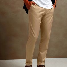 Banana Republic Core Temp Chino Nwt Size 31/30. Kacki Color. Casual Beige Dress Pants With Straight Hem, Black Chino Pants, Cotton Pants Men, Slim Fit Chino Pants, Khaki Chino Pants, Chino Pants Men, Casual Chinos, Black Chinos, Straight Fit Pants