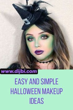 Witch Makeup Toddler Girl, Witch Makeup For Work, Witches Make Up For Women, Witch Make Up Halloween Simple, Witch Make Up Kid, Wicked Witch Makeup Ideas, Easy Kids Witch Makeup, How To Paint A Witch Face, Witch’s Makeup