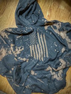 Distressed American Flag Hoodie Flag Hoodie Shirt. USA. American Flag. - Etsy Country Hoodies, Country Outfit Ideas, Western Closet, Country Fits, Country Clothes, American Flag Hoodie, Distressed American Flag