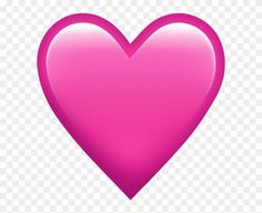 a pink heart shaped object on a transparent background