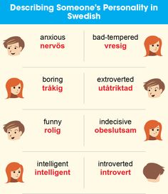 the different types of people in swedish