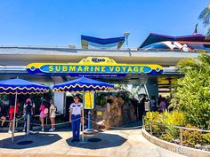 the entrance to submarine voyage at disney's animal kingdom