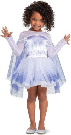 "Snow Queen Elsa Tutu Classic" Disney's Frozen II   Disguise DESCRIPTION: Disney's Frozen II "Snow Queen Elsa Tutu Classic" Child Costume Disguise Item # 117749 Sizes Available: 2T - 3T-4T - 4-6X This costume is new in its original package. It is part of the "Disney's Frozen II" line produced by Disguise. Keep in mind that packaged costumes tend to run slightly small... Please refer to the size chart photo to make sure the size is correct as we allow NO RETURNS on packaged costumes. The costume Elsa Dress For Kids, Elsa Frozen Costume, Elsa Tutu, Toddler Costumes Girl, Disney Princess Costumes, Costume For Girls, Elsa Costume, Frozen Costume, Toddler Tutu