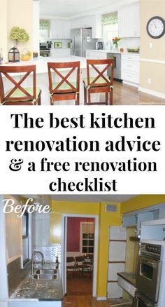 the best kitchen renovation advice and free renovation checklist