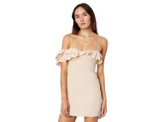 MANGO Camila Dress - Women's Clothing : Beige : Customers say styles from this brand tend to run small, order one size up. Accentuate your hot and illuminating look donning the MANGO Camila Dress. This short dress features adjustable spaghettis straps construction, Concealed center back zippered closure, and ruffled flounce runs along the neckline and right shoulder. Slim fit. Modified sweetheart neckline. Fully lined. 56% viscose, 22% cotton, 22% linen, Lining: 100% cotton Machine washable. Imp Sweetheart Neckline, Cotton Linen, Spaghetti Strap, Mango, Short Dresses, Cocktail Dress, Dress Outfits, Slim Fit, Womens Dresses