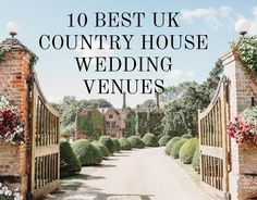 country wedding venues Hampton Court House, Country House Wedding Venues, Country House Wedding, Luxury Collection Hotels, Last Minute Wedding, Wedding Speech, Country Houses, Park Hotel