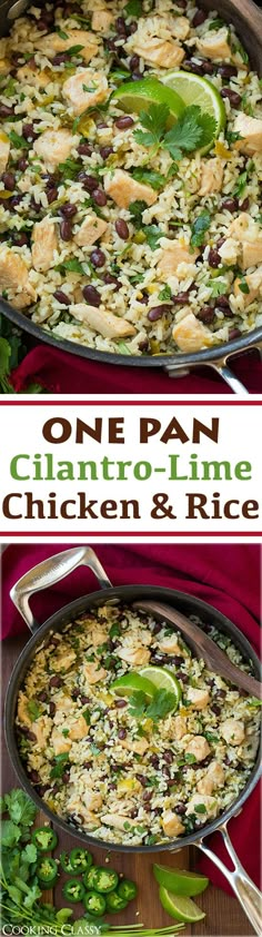 one pan chicken and rice casserole with broccoli