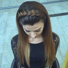 Amazing Hair Styels, Easy Hairdos, Diy Haircut, Hair Upstyles, Front Hair, Hair Braid Videos, Hair Up Styles