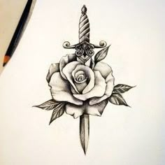 Love the simplicity of this sketch-I'd ink this just as it is. Mama Tattoos, Places To Get Tattoos, Side Neck Tattoo, Celtic Cross Tattoos, Music Note Tattoo, Note Tattoo, Cool Tattoos For Guys, Cool Small Tattoos