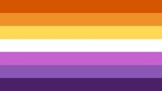 the rainbow flag is shown in different colors