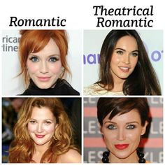 Romantic Haircut, Kibbe Theatrical Romantic, Gamine Essence, Romantic Body Type, Theatrical Romantic Style, Romantic Kibbe, Kibbe Romantic, Dramatic Classic