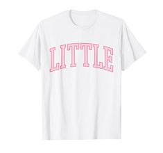 PRICES MAY VARY. Cute pink preppy design big little sorority gifts Trendy matching big little gbig sorority reveal clothing and outfits Lightweight, Classic fit, Double-needle sleeve and bottom hem Big Little Sorority, Pink Preppy, Preppy Pink, Sorority Tshirts, Sorority Gifts, Sorority Outfits, Big Little, Cute Pink, Sorority