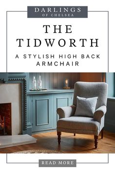 the tidworth at stylish high back armchair