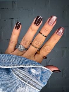 November Nails Brown, November Gel Nails, Turkey Nails, Finger Paints, Vegas Nails, 30 October, Thanksgiving Nail Designs, Gel Manicures