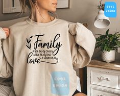 Family A Little Bit Of Crazy A Little Bit Of Loud Sweatshirt, Family Sweatshirt, Family Reunion Sweatshirt, Family Love Sweater, Family Gift  DESCRIPTION  * Backside design is an additional fee, please make sure to add the fee to your purchase.  * If you want to add or change anything on the existing design that we show in the display picture, please contact the seller from the message box to ask if the changes and additional requests can be done or not, if you do not ask and request for it without asking in the order we will ship the item as it is without the requests done. * Please check the color charts for the size and type of the shirt you want, not every color is available for each type of shirt, drop-down comes automatically with every color but they are not available for each item Southern Outfits, Hapkido, Future Mrs, Mama Sweatshirt, Girl Sweatshirts, Look Plus, Sweatshirt Hoodie, Mom Shirts, Cincinnati