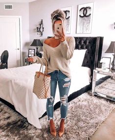 School Goals, La Outfits, Mode Boho, Closet Inspiration, Outfit Trends, Cute Fall Outfits, Fashion Mode