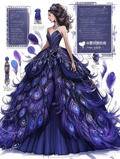 Ball Gown Drawing, Emerald Ball Gown, Purple Ball Gown, Debut Gowns, Gown Drawing, Sketches Dresses