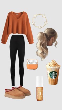 #fall #preppy #aesthetic #halloween #pumkinspicelatte #starbucks #ugg #kendrascott #f4f Fall Preppy Aesthetic, Timeless Fashion Outfit Ideas, Preppy Fall Aesthetic, Attractive Outfits, Cute Easy Outfits For School, Cozy Fall Outfits, I Love Fall