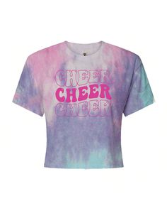 Show Your Cheer Spirit: Perfect for cheerleaders, cheer moms, and fans alike, our designs capture the energy and excitement of cheerleading. Whether you're on the sidelines or center stage, express your cheer pride with style. Cheer On with Style: From pom poms to spirit slogans, our apparel is designed to celebrate the cheer community. Durable and comfortable, these pieces are perfect for practice, competitions, or just showing your support.



Our cropped t-shirt features a crewneck and short Summer Cheerleading Tops With School Spirit Style, School Spirit Tops For Summer Cheerleading, Summer School Spirit Tops For Cheerleading, Graphic Tee T-shirt For Cheerleading, Purple Tops With Graphic Print For Sports Season, Purple Graphic Print Tops For Sports Season, Cheerleading Fan Apparel Tops With Sublimation Print, Team-colored Crew Neck T-shirt For Cheerleading, Multicolor Cotton Tops With Team Name