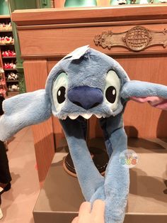 New & Exclusive at Shanghai Disneyland!! Shanghai Disneyland, Stitch Hat, X Stitch, Ear Hats, Shanghai, Disneyland, Caps Hats, Hats, Fictional Characters