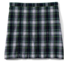 Classic pleats in a comfortable, drapey design that’s made with our easy-care fabric blend, resisting wrinkles and fading so she looks and feels great all school day long. Plaid Mini Skort For School Uniform, Plaid Mini Skirt Skort For School Uniform, Plaid Lined Mini Skirt For School, School Mini Skirt With Lining, School Plaid Cotton Skirt, Fitted Plaid Skort For School, Cotton Plaid Skirt For School, School Uniform Mini Skirt With Lining, Plaid Cotton Skirt For School