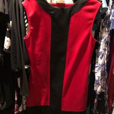 Beautiful Black And Red Shift Dress. Like New. Red Shift Dress, Shift Dress, Black Red, Colorful Dresses, Black And Red, Size 4, Like New, Mini Dress, Womens Dresses