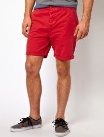 Turn up red shorts Red Casual Streetwear Shorts, Red Streetwear Shorts, Mens Red Shorts, Red Stretch Swim Trunks With Built-in Shorts, Red Swim Trunks With Built-in Shorts