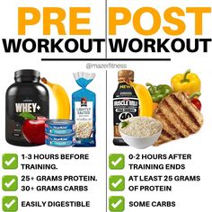 Pre Post Workout, Magic Food, Post Workout Nutrition, Workout Nutrition, Pre Workout Food, Calorie Control, Workout Snacks, Post Workout Food, Pre Workout