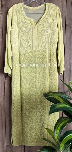 Fine georgette ombre kurta with Mukaish add ons. Heavy and fine embroidery. Matching liner included. Pair it with a georgette Chikankari palazzo or pants ! Sold separately. Length : 48 inches Bohemian Pista Green Kurta With Chikankari Embroidery, Festive Georgette Kurta With Cutwork, Traditional Green Kurta With Cutwork, Traditional Green Cutwork Kurta, Pista Green Chikankari Embroidered Georgette Kurta, Green Cutwork Straight Kurta, Green Long Kurta With Chikankari Embroidery, Chikankari Palazzo, Chikan Kurti