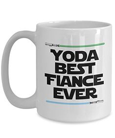 a white coffee mug with the words yoda best trance ever on it's side