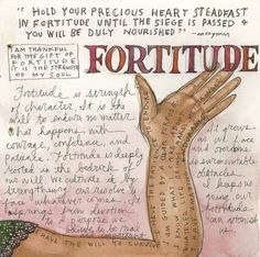 a drawing of a woman's arm with words written on it and the word fortune