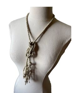 Leather Rope Necklace Lariat Tie  White White Lariat Chain Jewelry, Handmade White Lariat Necklace As Gift, Handmade White Lariat Necklace, Elegant White Handmade Lariat Necklace, White Adjustable Lariat Necklace, Charm Necklaces, Rope Necklace, Lariat Necklace, Charm Necklace