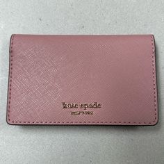 New Without Tags Pink Kate Spade Wallet Small Kate Spade Pink Wallet, Kate Spade Wallet Pink, Pink Kate Spade, Pink Wallet, Kate Spade Wallet, Pink Ladies, Wallets, Kate Spade, Bag Lady