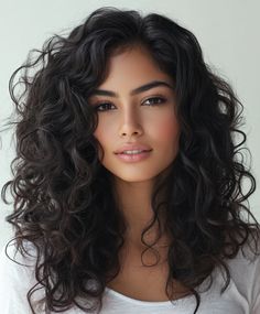 Latina Hair: Voluminous Curls Light Academia Hair, Academia Hair, Large Barrel Curling Iron, Big Volume Hair, Curl Products, Latina Hair, Voluminous Curls, Sleek Ponytail, Volume Hair