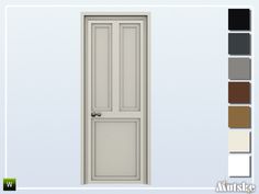 the door is open and there are many colors to choose from in this image, you can see an additional color swat list