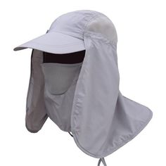 This new Flap Hat by Innovato Design covers both the head and the neck from the sun and insects. It has removable flaps and its UPF 50+ rating makes it suitable for backpacking, hiking, fishing, and camping. It's also a great option for those working long days outside or spending a day as a sports spectator in the sun. Made from nylon, this summer fishing cap is very lightweight and foldable for easy carrying. You can fold this into a small piece to put it in your bag. This sun hat is perfect for use in summer when you are working or playing under the sun. It comes in eight vibrant and trendy colors to choose from so you'll have an option of which you like the best.  Product Highlights:   Made from nylon material for comfort and style  Comes in eight fashionable colors for men and women  W Fishing Cap, Flat Hat, Floppy Beach Hat, Summer Fishing, Flap Hat, Neck Cover, Summer Cap, Wide Brim Sun Hat, Visor Cap