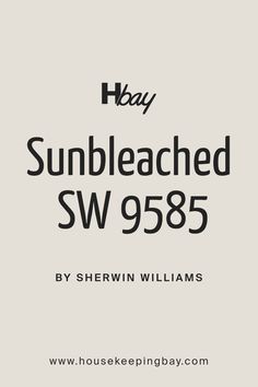 the sunbleached sw9385 logo is shown in black and white